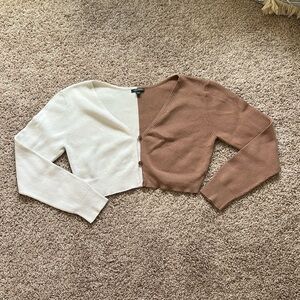 Cropped sweater